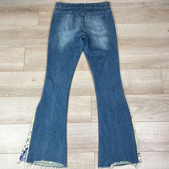 White Crow Flared Leg Indie Boho Jeans Size 27 - Picture 8 of 10